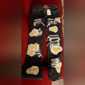 Who Decides war, Distressed Daisy Denim